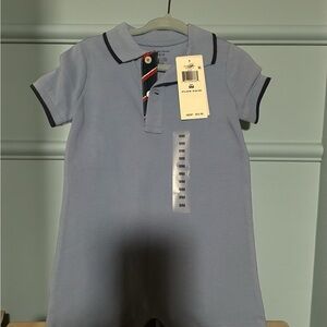 Ralph Lauren Blue Polo Romper for Kids